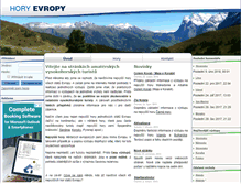 Tablet Screenshot of horyevropy.cz